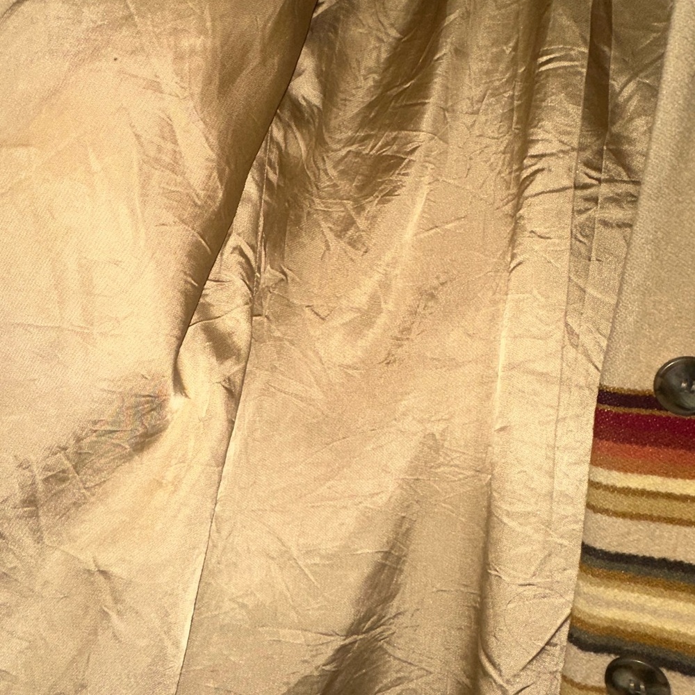 Pendleton Beige Jacket With Multicolor Stripes - image 6